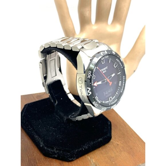 Tissot T- Touch Connect Solar Men's Watch Titanium Black 47.5mm T1214204405100 - Picture 14 of 14
